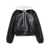 MERYLL ROGGE Meryll Rogge Leather Bomber Jacket Black