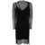 Max Mara Max Mara Vezzo Mini Dress With Rhinestones Clothing Black