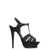 Saint Laurent Saint Laurent Tribute Heeled Leather Sandals Black