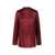 DR. HOPE Dr. Hope Mandarin Collar Blouse Clothing RED