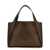 Stella McCartney Stella McCartney Big Logo Shopping Bag BROWN