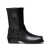 Valentino Garavani Valentino Garavani Rockstud Leather Biker Boots Black