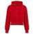 Balenciaga Balenciaga Rhinestone Logo Hoodie RED