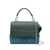 LANCEL Lancel Ninon De Medium Flap Bag Bags BLUE