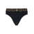 Versace Black Speedo With Greca Detail In Tech Fabric Man Black