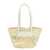 Givenchy Givenchy Raffia And White Leather Voyou Small Tote Bag WHITE