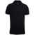 Tom Ford Black Short-Sleeves Polo In Cotton Piquet Jersey Man Black