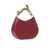 Lanvin Lanvin Calf Leather Hobo Cat Bag RED