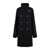 Fay Fay Blue Double-Breasted Wool Coat Black