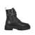 Pinko Pinko Mia Boots With Love Birds Logo In Leather Black