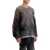 Y PROJECT Oversized Gradient Sweater BLACK/GREY/CAMEL