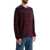 PS PAUL SMITH Striped Wool And Mohair Blend Pullover AUBERGINE