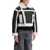 STAND STUDIO "Cropped Faux Leather Jacket Kristy BLACK/OFF WHITE