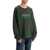 MAISON KITSUNÉ "Oversized Sweatshirt With RANGER GREEN