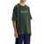 MAISON KITSUNÉ 'Oversized T-Shirt With RANGER GREEN