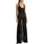 Jean Paul Gaultier Long Marinière Dress With Overall Detail BLACK/BLACK