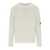 C.P. Company C.P. COMPANY VANISÉ WHITE MELANGE CREWNECK SWEATER White