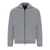 Emporio Armani EMPORIO ARMANI GREY ZIPPED CARDIGAN Grey