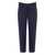 Emporio Armani EMPORIO ARMANI NAVY BLUE PINSTRIPE PANTS Blue