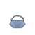 Ganni GANNI BOU MINI DUSTY BLUE HANDBAG Light blue