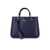 Emporio Armani EMPORIO ARMANI MYEA SMALL BLUE SHOPPING BAG Blue