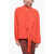 Victoria Beckham Silk Blouse With Self-Tie Detail Red