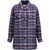 ISABEL MARANT ETOILE Harveli Shirt Jacket LILAC/NAVY