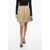 Dior Wrap Pleated Skirt Beige