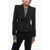 Alexander McQueen Wool Slim Fit Blazer With Zip Details Black