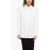 Alexander McQueen Standard Collar Popeline Cotton Shirt White