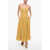 Tory Burch Embroidered Cotton Garden Rose Maxidress Yellow