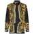 Versace Versace Barocco Print Silk Shirt Black