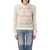 Chloe Chloé Fitted Jumper In Wool Knit Beige