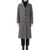 Dolce & Gabbana Dolce & Gabbana Single-Breasted Herringbone Wool Coat BLACK MELANGE