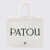 Patou Patou White Cotton Small Tote Bag WHITE