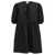 Ganni Ganni Knot Poplin Dress Black