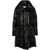 MM6 Maison Margiela Mm6 Maison Margiela Signature Long Padded Down Jacket Black