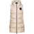 Pinko Pinko Graffetta Sleeveless Hooded Padded Coat Beige