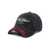 MARTINE ROSE Martine Rose Cut Peak Back Cap Black