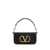 Valentino Garavani Valentino Garavani Black Leather Small Loco Shoulder Bag Black