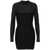 Balmain Balmain Glittered Knit Short Dress Clothing Black