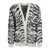 Alessandra Rich Alessandra Rich Zebra Knit Cardigan BROWN