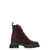 Hogan Hogan Hogan 10-Storey Lace-Up Suede Ankle Boots BROWN