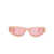 Palm Angels Palm Angels Cat Eye-Frame Sunglasses CAMEO RED