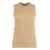 SPORTMAX Sportmax Toledo Cotton Tank Top Beige