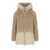 DUNO DUNO FLAKE TOFU 3-IN-1 HODDED DOWN JACKET Beige