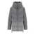 DUNO DUNO KEIKO GREY HOODED DOWN JACKET Grey