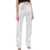 ROTATE Birger Christensen Denim Coated Pants With Seven WHITE ALYSSUM