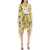 Dolce & Gabbana "Short Silk Chiffon Dress With Yellow Rose Print" ROSE GIALLE FDO BCO