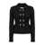 Self-Portrait Self-Portrait Boucle Knit Jacket Black